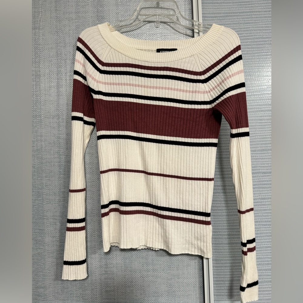 Express M ribbed top